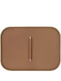Uniqka Plato leather tray (30cm x 22cm) - Neutrals