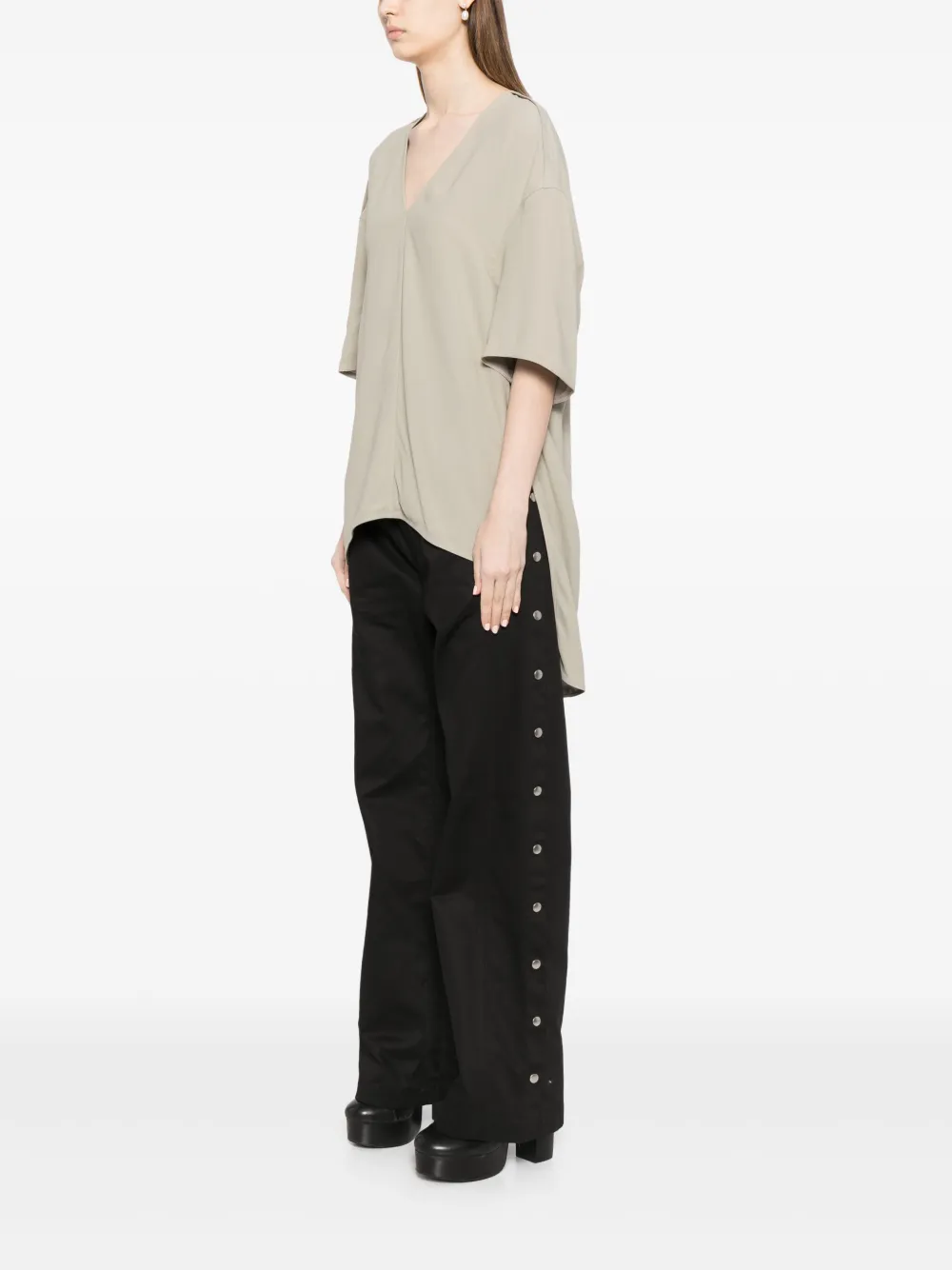 Rick Owens Blouse met V-hals Groen