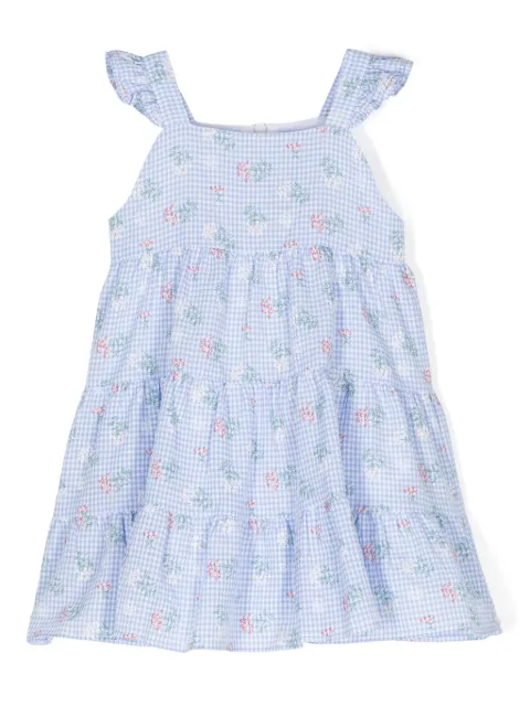 Tartine Et Chocolat floral gingham sleeveless dress