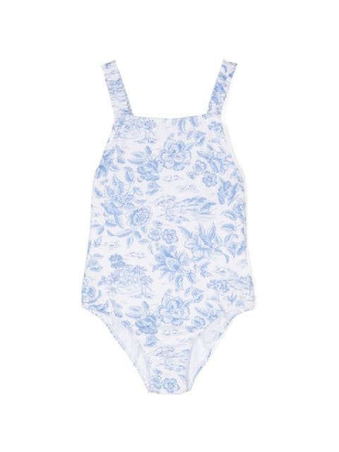 Tartine Et Chocolat botanical-print swimsuit