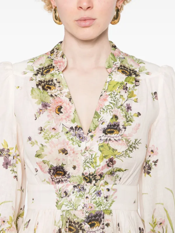 【Zimmermann】HALLIDAY PLUNGE MINI DRESS プランジ ミニドレス Zimmermann HALLIDAY PLUNGE MINI DRESS | REVERSIBLE
