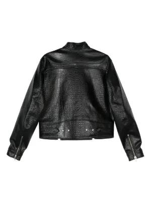 Supreme レザージャケット | ブラック | FARFETCH JP