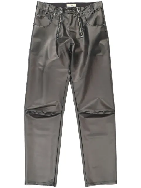 GmbH pantalones rectos con doble cierre