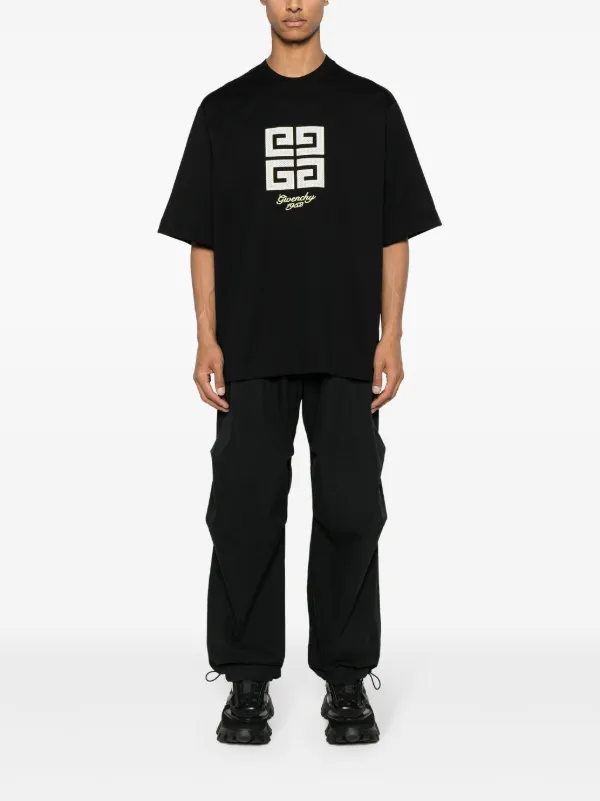 Givenchy 4G-motif Cotton T-shirt | Black | FARFETCH AO