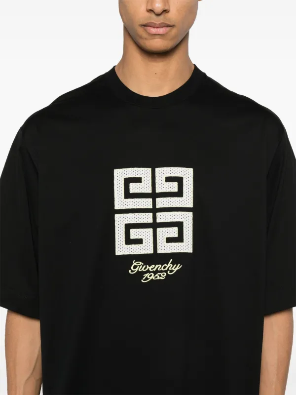 Givenchy t shirt a Motif 4G Noir FARFETCH FR