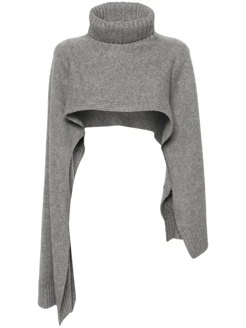 Écharpe en maille à col roulé - Jil Sander - Modalova