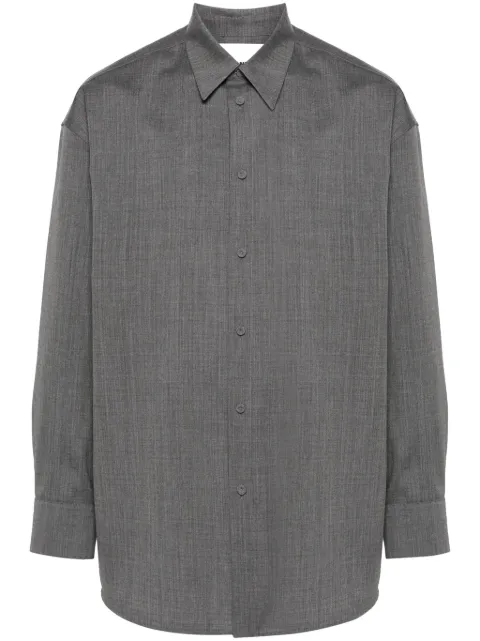 Jil Sander textured wool overshirt