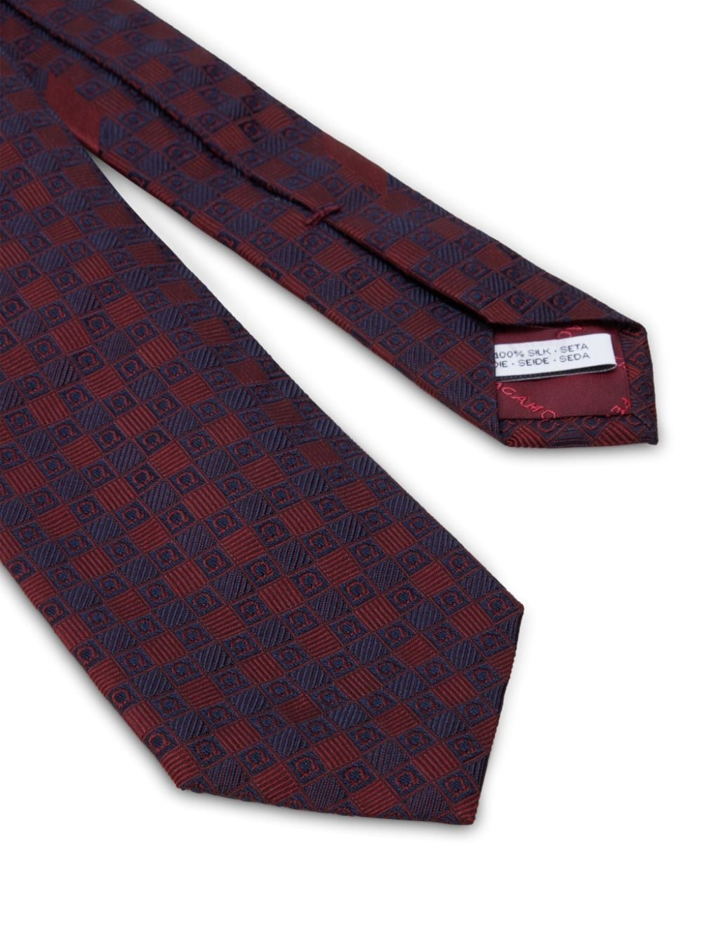 Ferragamo Gancini tie - Rood