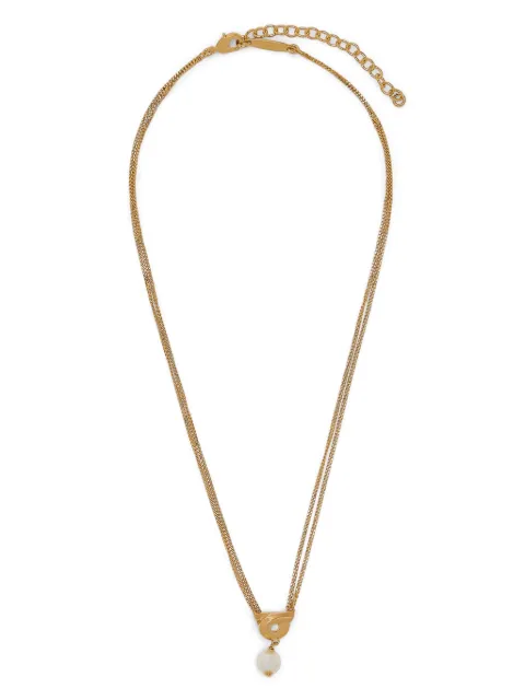 Ferragamo pearl-embellished necklace