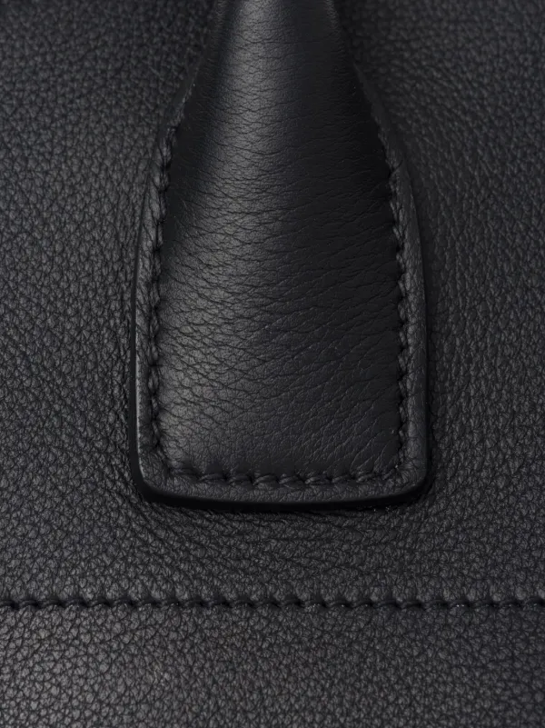 【関税＆送料込み】Prada Logo-Lettering Leather Tote Bag Prada logo-lettering Leather Tote Bag | Black | FARFETCH