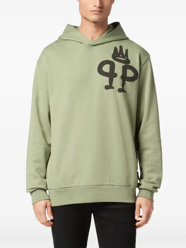 Philipp Plein King Hoodie Green FARFETCH AO