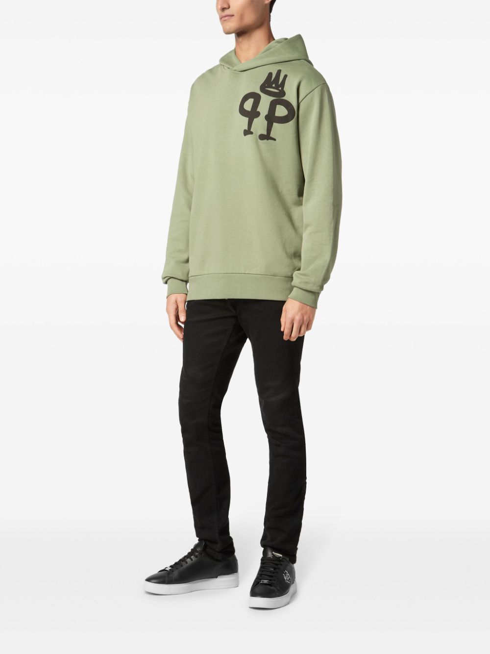 Philipp Plein King hoodie - Groen