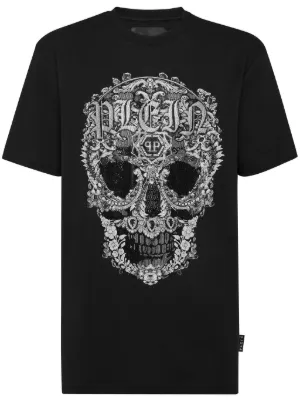 Philipp Plein SS スカル Tシャツ | ブラック | FARFETCH JP