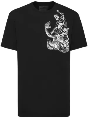 Neil Barrett Layered Cotton T-shirt | Black | FARFETCH