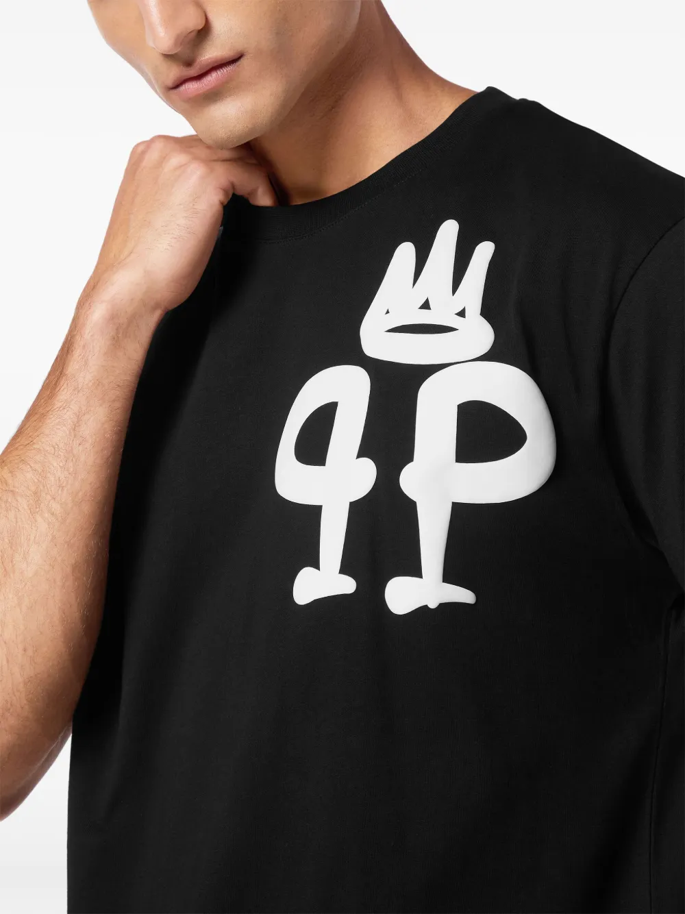 Philipp Plein King Plein T-shirt Zwart