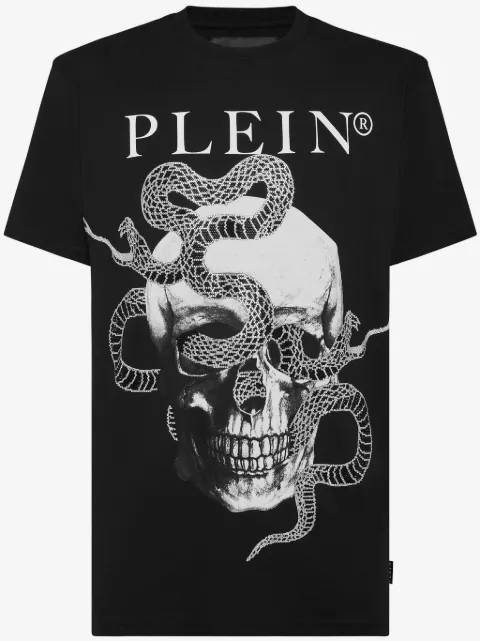 Philipp Plein Stones Snake T-Shirt