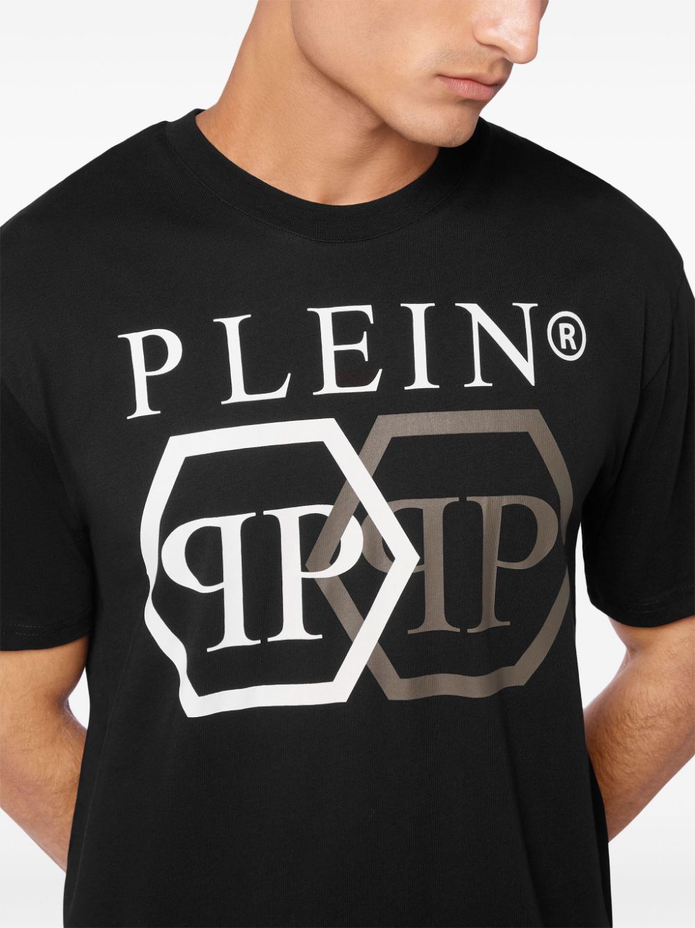 Philipp Plein SS Stones Hexagon T-shirt Men