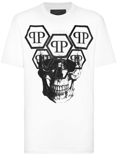 Philipp Plein SS Stones Skull t-shirt Men