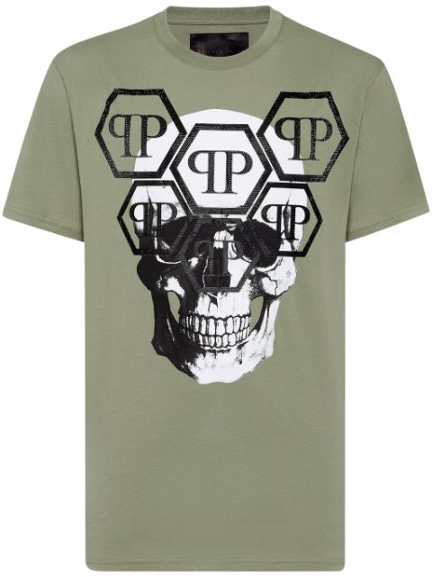 Philipp Plein SS Stones Skull t-shirt Men