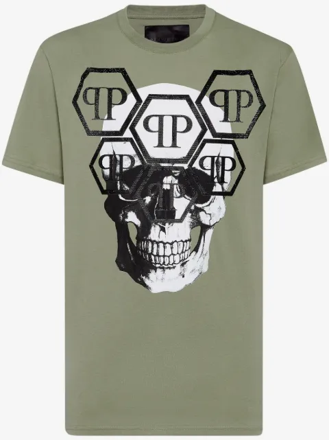 Philipp Plein SS Stones Skull t-shirt