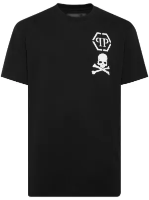 Neil Barrett Layered Cotton T-shirt | Black | FARFETCH