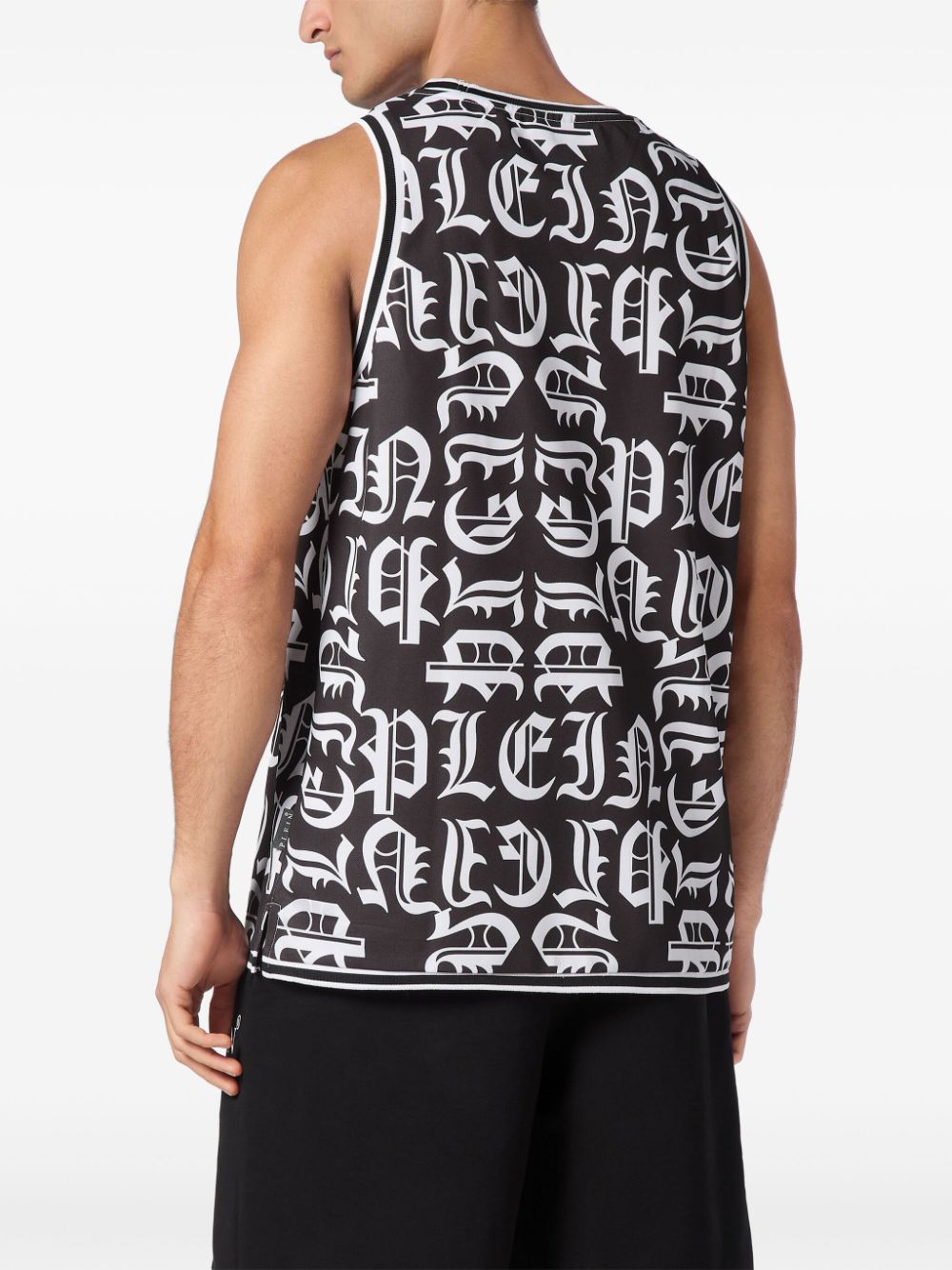 Philipp Plein Gothic Plein jersey tank top Men