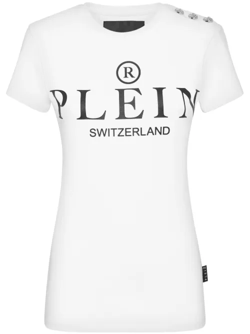 T-shirt en coton à logo imprimé - Philipp Plein - Modalova
