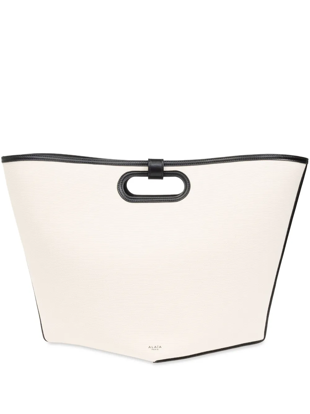 Alaïa large Folded canvas tote bag | Neutrals | Image 1