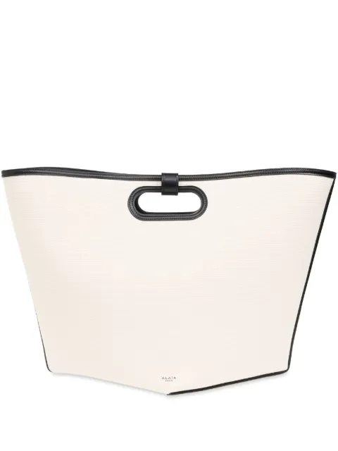 Alaïa large Folded canvas tote bag
