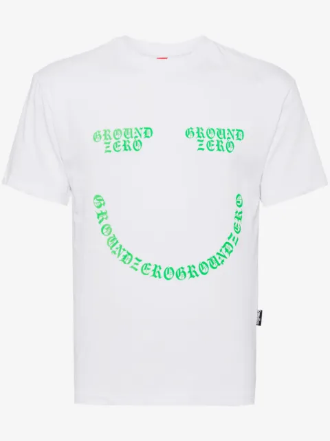 Ground Zero playera con logo estampado