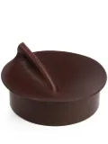 Uniqka mini Rotonda circular trinket box (8cm x 16cm) - Brown