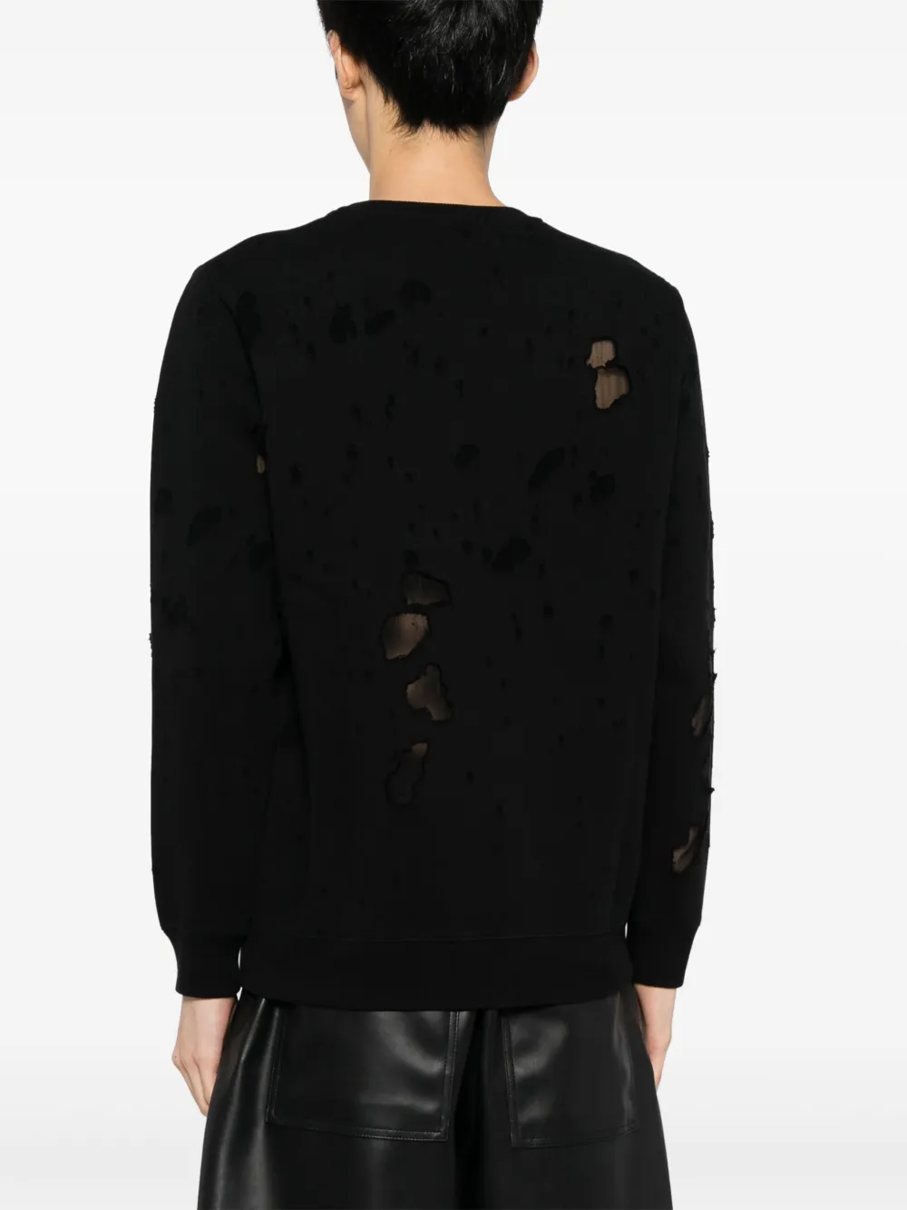 Givenchy Sweater met logoprint Zwart