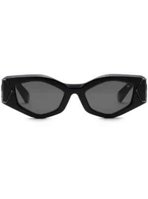Isabel Marant Eyewear オーバルフレーム サングラス | ブラック