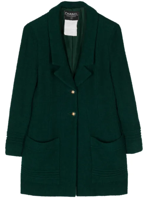 Veste à boutons logo (années 2000) - CHANEL Pre-Owned - Modalova