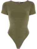 ENTIRE STUDIOS short-sleeved bodysuit - Green