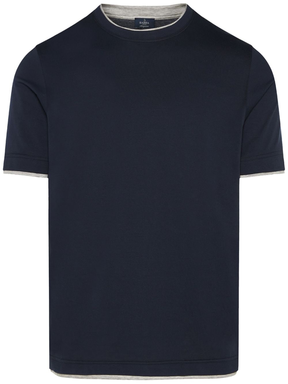 Barba Katoenen T-shirt Blauw