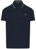 Paul & Shark logo-embroidered cotton polo shirt - Blue