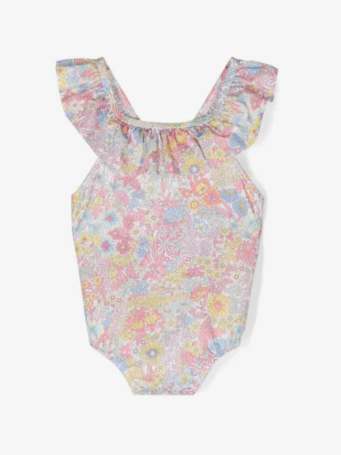 Tartine Et Chocolat floral-print ruffled swimsuit