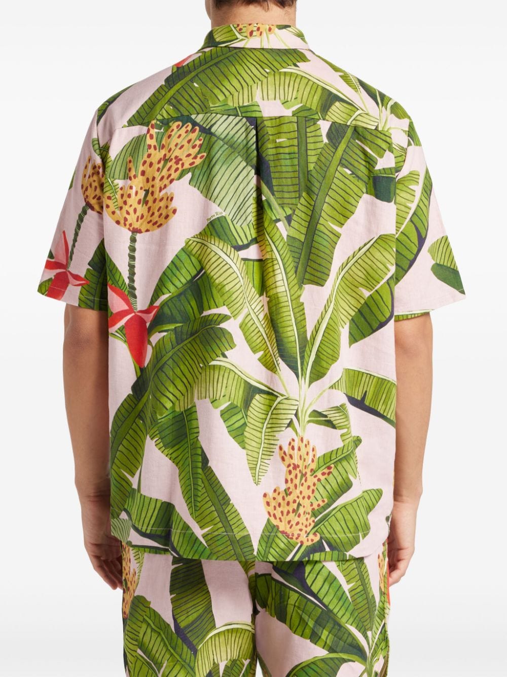 Shop Farm Rio Banana Leaves Shirt In Rosa