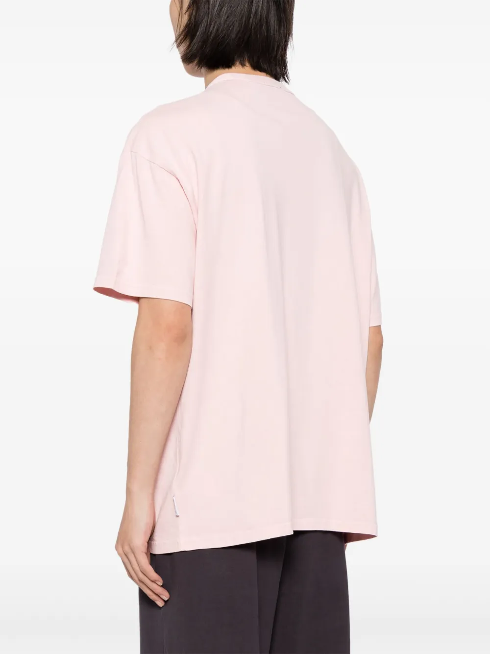 FIVE CM Katoenen T-shirt met borduurwerk Roze