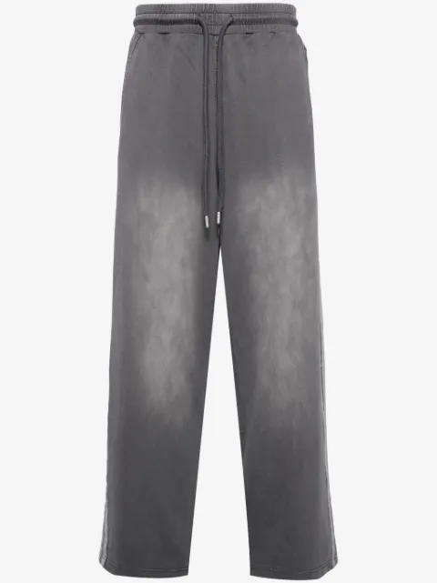 FIVE CM faded-effect cotton track pants