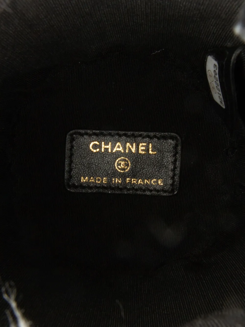 Pre-owned Chanel 2021 Mini Denim Mood With Chain Bucket Bag In Black