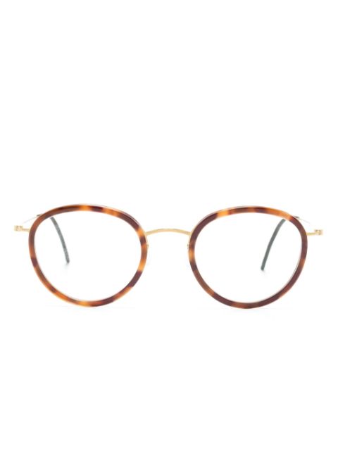 Lindberg Thintanium 5808 oval-frame glasses