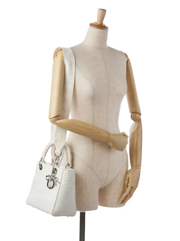 Christian Dior Pre-Owned 2010 Medium Cannage Lady D-Lite Satchel