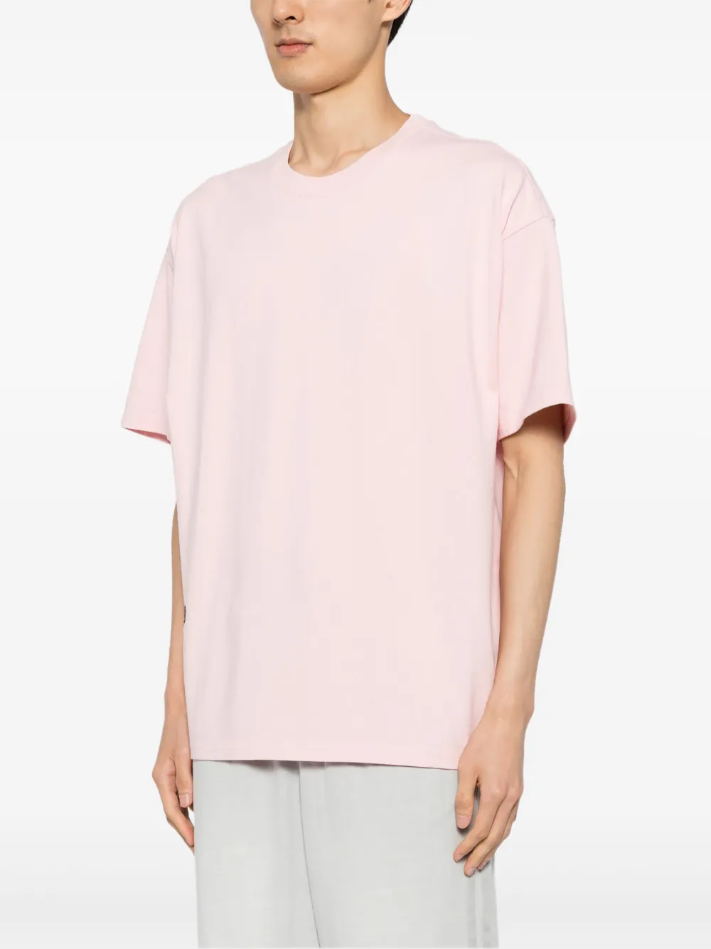 FIVE CM Katoenen T-shirt met hartpatch Roze