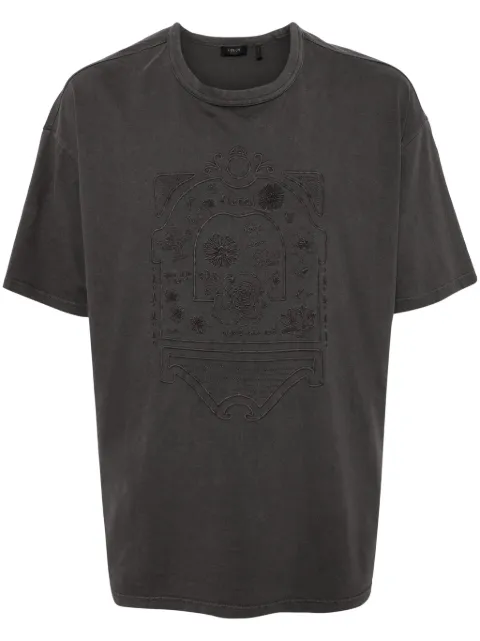 FIVE CM embroidered-design cotton T-shirt