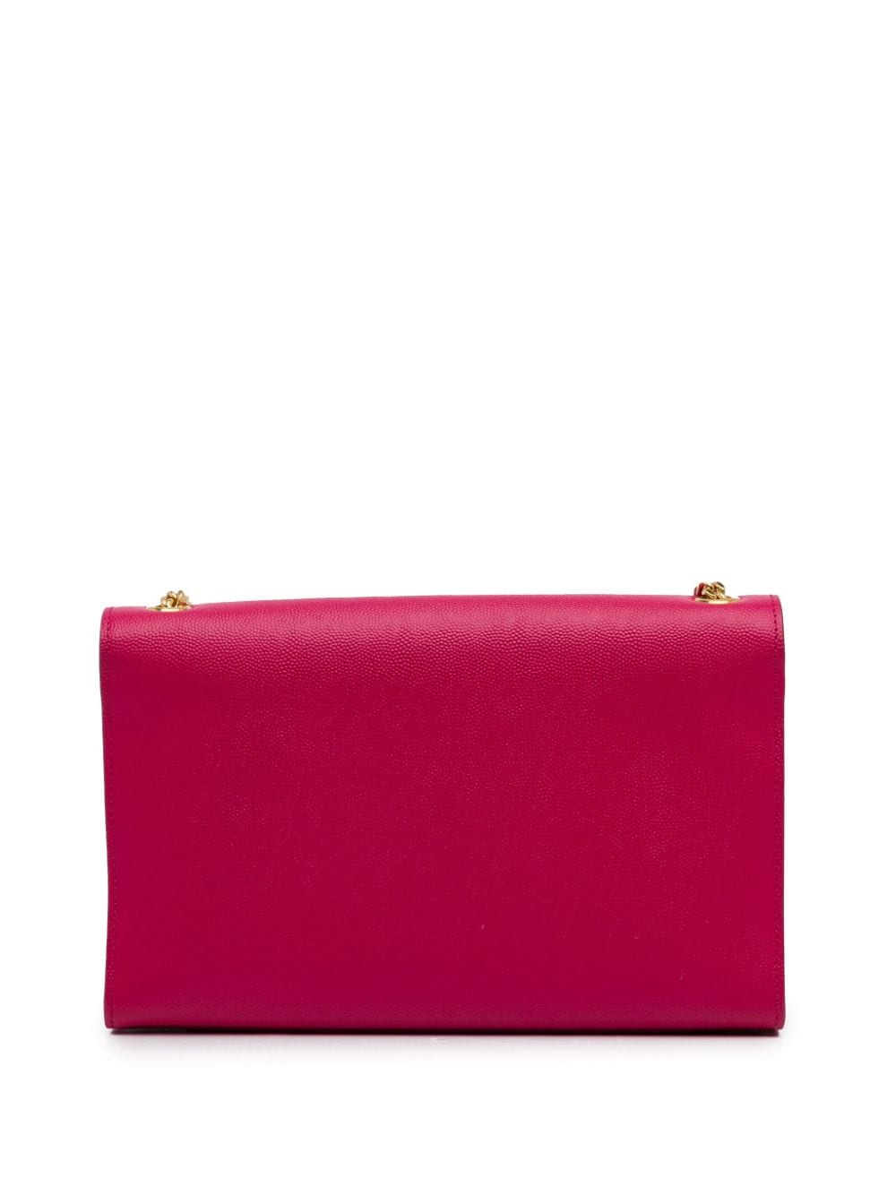Pre-owned Saint Laurent 2015 Medium Monogram Kate Crossbody Bag In Pink