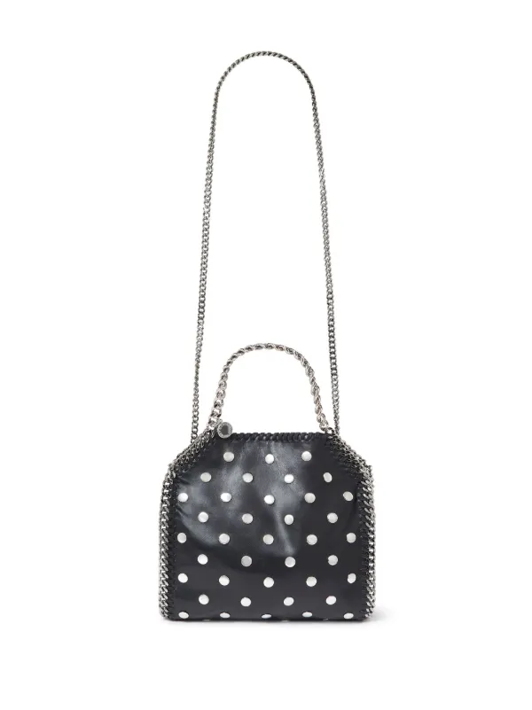 Stella McCartney mini Falabella studded tote bag women Polyurethane Polyester One Size Black