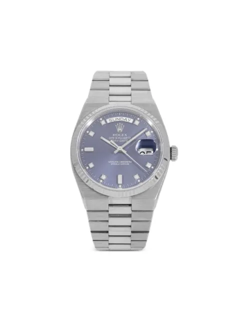 Rolex reloj Oysterquartz Diamonds de 36mm pre-owned