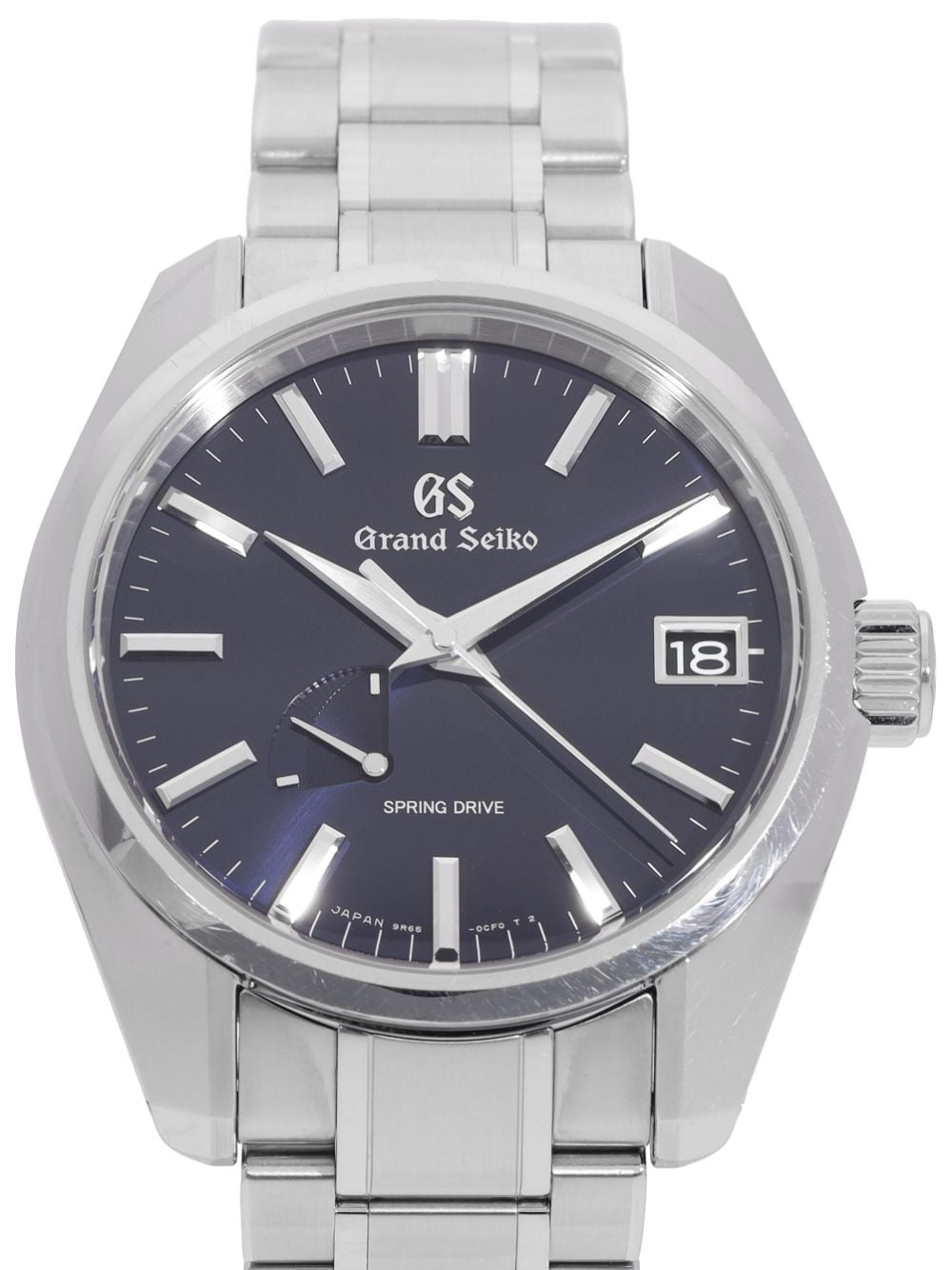 Grand Seiko 2021 pre-owned Heritage Spring Drive 40mm - BLACK
